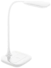 Eglo Masserie Φωτιστικό Γραφείου LED με Εύκαμπτο Βραχίονα σε Λευκό Χρώμα 98247