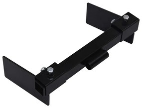 vidaXL Προσαρμογέας Εκχιονιστικού για Χλοοκοπτικό Μαύρος