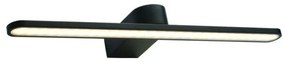 Απλίκα Φωτιστικό Τοίχου Μπάνιου LED 16W 4000K 1040LM PHOEBE Aca-PN11LEDW504BK-Μαύρο PN11LEDW504BK