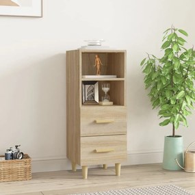 vidaXL Ντουλάπι Sonoma Δρυς 34,5x34x90 εκ. από Επεξεργασμένο Ξύλο