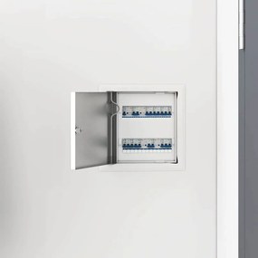 vidaXL Πάνελ Πρόσβασης 2 pcs Λευκό 23 x 23 x 3 cm Ατσάλι