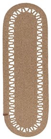 Runner 9025115 Natural Aberto Design 37x136 100% Βαμβάκι
