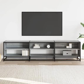 Έπιπλο Τηλεόρασης Γκρι Sonoma 180x40x46 εκ. Επεξεργ. Ξύλο - Γκρι