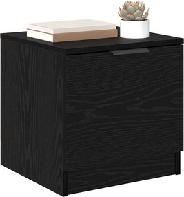 vidaXL Ντουλάπι κρεβατιού 2 τμχ. Μαύρη Οξυά 40 x 39 x 40 εκ.