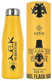 Estia Θερμός Παγούρι Travel Flask 500ml AEK Bc Edition 00-13240