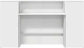 vidaXL Γραφείο Υποδοχής Λευκό 180x50x103,5 εκ. από Τεχνητό Ξύλο