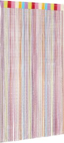 vidaXL Κουρτίνες με Κρόσσια 2 τεμ. Πολύχρωμες 140 x 250 εκ.