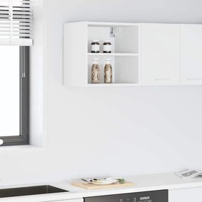 vidaXL Κρεμαστό ντουλάπι Λευκό 40 x 29,5 x 40 εκ. Επεξεργασμένο ξύλο