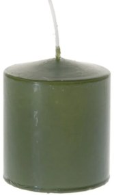 Κερί Κύλινδρος 33406 7x8cm Green Paraffin