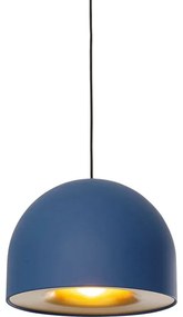 Φωτιστικό Οροφής Κρεμαστό 1φωτο Zen Μπλε Μέταλλο 40x40x240 εκ. - Μπλε
