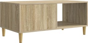 vidaXL Τραπεζάκι σαλονιού Sonoma Δρυς 90 x 50 x 40 cm