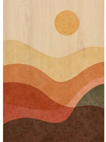 Desert Sun πίνακας διακόσμησης ξύλου L (21663) - MDF - 21663