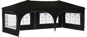 vidaXL Αυτοσχέδιο Μόρφωση 574 x 289 x 245 cm Μαύρο Ύφασμα Όξφορντ