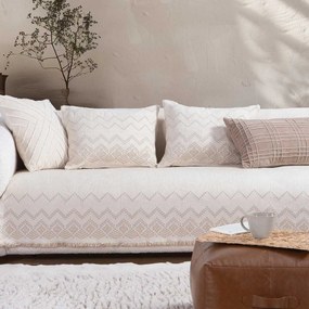 Ριχτάρι Τριθέσιου Καναπέ (170x300) Nef-Nef Homeware Typhoon Ecru