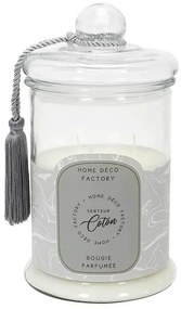 Αρωματικό κερί Home Deco Factory με διάρκεια καύσης 110 ώρες, άρωμα Cotton flower και διαστάσεις 15.8x29cm