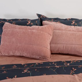 Ζεύγος Μαξιλαροθήκες (52x72) Nef-Nef Homeware Premium Vania Rose