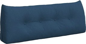 vidaXL Μαξιλάρι Πλάτης Μπλε 120 x 24 x 50 εκ ύφασμα