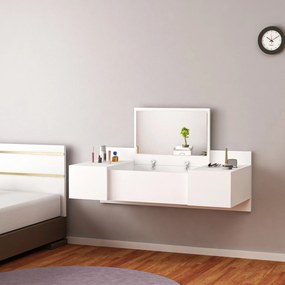 Intrahome ΚΡΕΜΑΣΤΗ ΤΟΥΑΛΕΤΑ ΜΕ ΚΑΘΡΕΠΤΗ LINDE .11 ΛΕΥΚΗ ΜΕΛΑΜΙΝΗ 100x39x33Y εκ. intraho-1646264