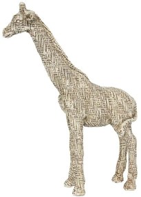 Διακοσμητική Καμηλοπάρδαλη Giraffa 034164 19x7x28cm Beige Πολυρεσίνη
