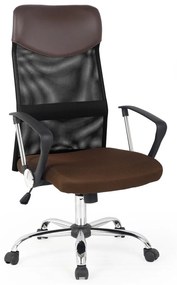 Καρέκλα γραφείου Houston 429, Καφέ, 110x61x63cm, 15 kg, Με μπράτσα, Με ρόδες, Μηχανισμός καρέκλας: Κλίση | Epipla1.gr