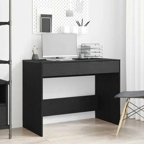 vidaXL Γραφείο Μαύρη Δρυς 101 x 50 x 76,5 εκ. από Τεχνητό Ξύλο