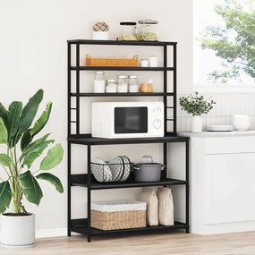 vidaXL Ράφι Κουζίνας 5 επιπέδων 100 x 40 x 168 εκ Επεξεργασμένο Ξύλο