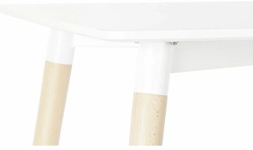 Τραπεζαρία DKD Home Decor Λευκό Σημύδα Ξύλο MDF 120 x 80 x 74 cm