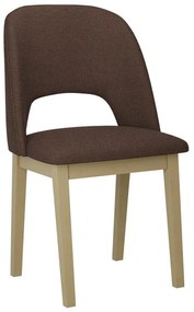 Καρέκλα Victorville 333, Καφέ, Sonoma οξιά, 82x45x45cm, 6 kg, Ταπισερί, Ξύλινα, Ξύλο: Οξιά | Epipla1.gr