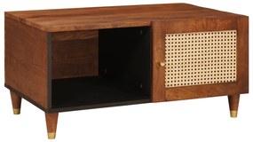 vidaXL Τραπεζάκια Σαλονιού με ράφι Καστανό 80 x 50 x 40 εκ