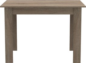 Τραπέζι Manka pakoworld σε καρυδί απόχρωση 110x80x77εκ