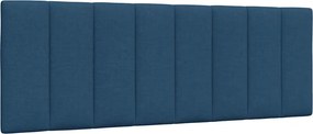 vidaXL Κρεβάτι με Στρώμα Hanko Μπλε 120x200 εκ. Υφασμάτινο