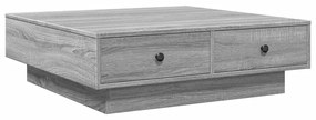 vidaXL Τραπεζάκι Σαλονιού Γκρι Sonoma 90x90x28 εκ. Επεξεργασμένο Ξύλο
