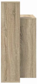 vidaXL Γραφείο με ράφι Sonoma Δρυς 100 x 40 x 90 cm Επεξεργασμένο ξύλο