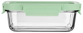 ESTIA ΦΑΓΗΤΟΔΟΧΕΙΟ CLICK&amp;SEAL ΓΥΑΛΙΝΟ 1050ml 21.6x16.5x7.4cm ΜΕ ΚΑΠΑΚΙ ΠΛΑΣΤΙΚΟ MINT