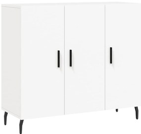 vidaXL Μπουφές Λευκός 90 x 34 x 80 εκ. από Επεξεργασμένο Ξύλο