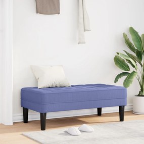 vidaXL Παγκάκι Τζην Μπλε 113x57x39 εκ. Υφασμάτινο
