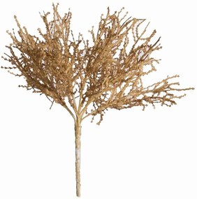 Τεχνητό Μπουκέτο Λεβαντίνη 8691-7 31cm Brown Supergreens Polyethylene,Fabric