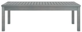 vidaXL Τραπεζάκι Σαλονιού Γκρι 100x50x33 εκ. από Μασίφ Ξύλο Ακακίας