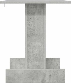 vidaXL End Table Σκυρόδεμα Γκρι 44,5 x 45 x 55 εκ Επεξεργασμένο Ξύλο