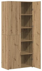 vidaXL Highboard artisan δρυς 40 x 42,5 x 185 εκ. Επεξεργασμένο ξύλο