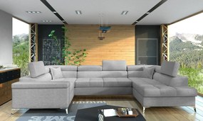 Γωνιακός καναπές Motta-Δεξιά-Gkri - 350.00Χ202.00Χ70.00cm