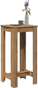 vidaXL Τραπέζι Μπαρ Αρτισιανή Δρυς 51x50x103,5 εκ. Επεξ. Ξύλο