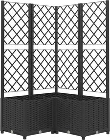 vidaXL Κήπος Μαύρο 80 x 80 x 136 cm