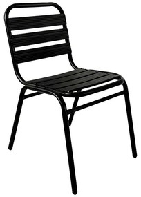 Σετ κήπου - Τραπεζαρία Valor - Sussie 5 τεμ. μέταλλο μαύρο - γυαλί 110x60x70 εκ. 110x60x70 εκ.