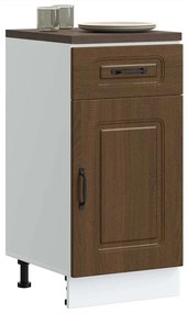 ντουλάπι βάσης κουζίνας Kalmar Καφέ δρυς Επεξεργασμένο Ξύλο