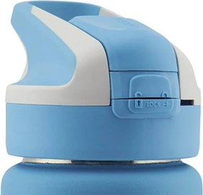 Παγούρι - Θερμός 350ml Με Καλαμάκι Laken Μπλε
