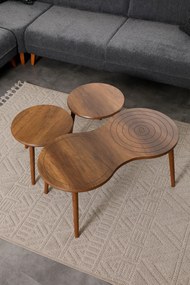 Coffee Table Set Marlo - Walnut Walnut