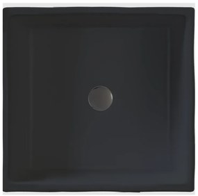 Sanitec Lithos 203 Νιπτήρας Συνθετικός Επικαθήμενος 40,5x40,5x13cm Anthracit
