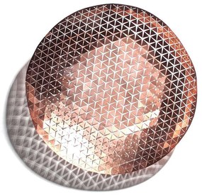 Διακοσμητικό Μπωλ Push PMX-C Φ24cm Copper Fundamental Metal