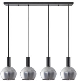 Φωτιστικό Οροφής Πολύφωτο Homelighting 77-8496 Black/White